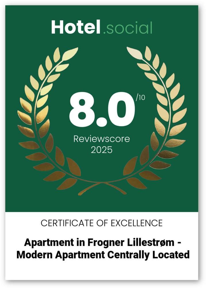 Jeci Apartment In Frogner Lillestrom - Modern And Central Luaran gambar